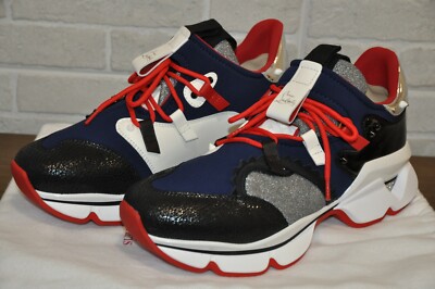AUTHENTIC NEW CHRISTIAN LOUBOUTIN RED RUNNER SNEAKERS,EU40/US7 | eBay