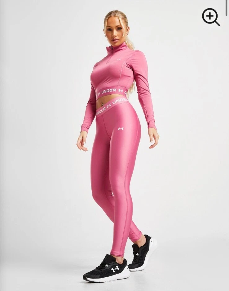 Under Armour Pink Womens (Medium 10/12/14) Leggings BNWT RRP £40 1369352669