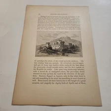 View Of Inverary Castle Scotland c. 1879 Engraving (13)