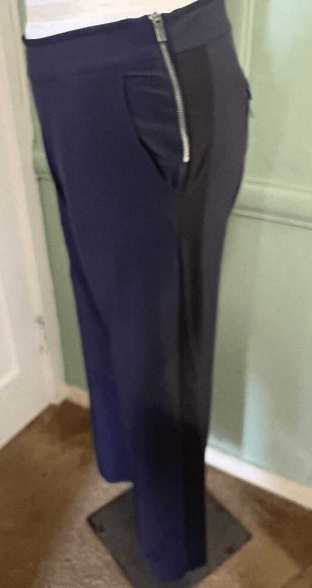 SEE SEE WIDE NYLON SPORTY PANTS NAVY　L SD1272_nocturnal-