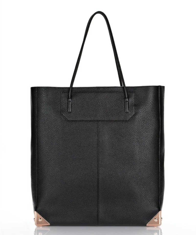 Alexander Wang Prisma Tote Bag Large Black Pebbled Leather Tote Bag no pouch - image 3 of 4