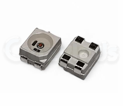 50 LED SMD-TOP Blu PLCC2 PLCC 2, LBT67C, 140 Mcd, Imbracatura - Foto 10