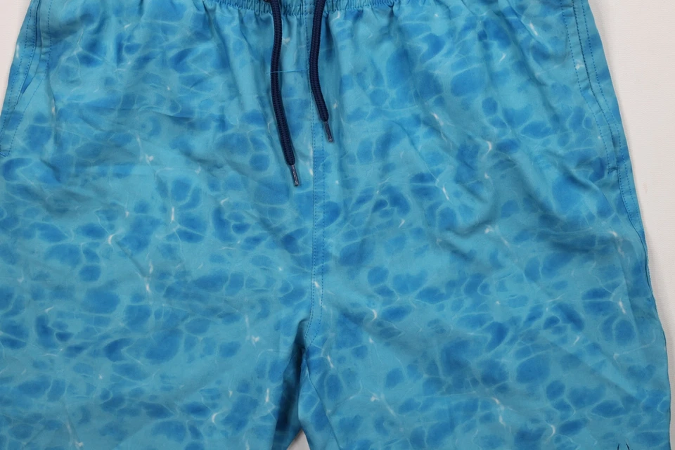 Bañador corto vintage Y2K Spyder para niños talla grande forrado deletreado azul Foto 3 de 4