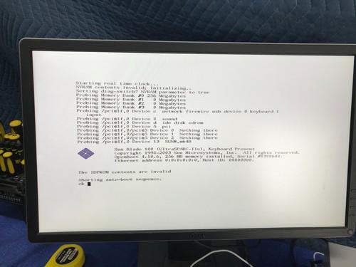 Sun Microsystems Sunblade 100 with UltraSPARC-IIe CPU & 256MB RAM, No HDD - Picture 4 of 16