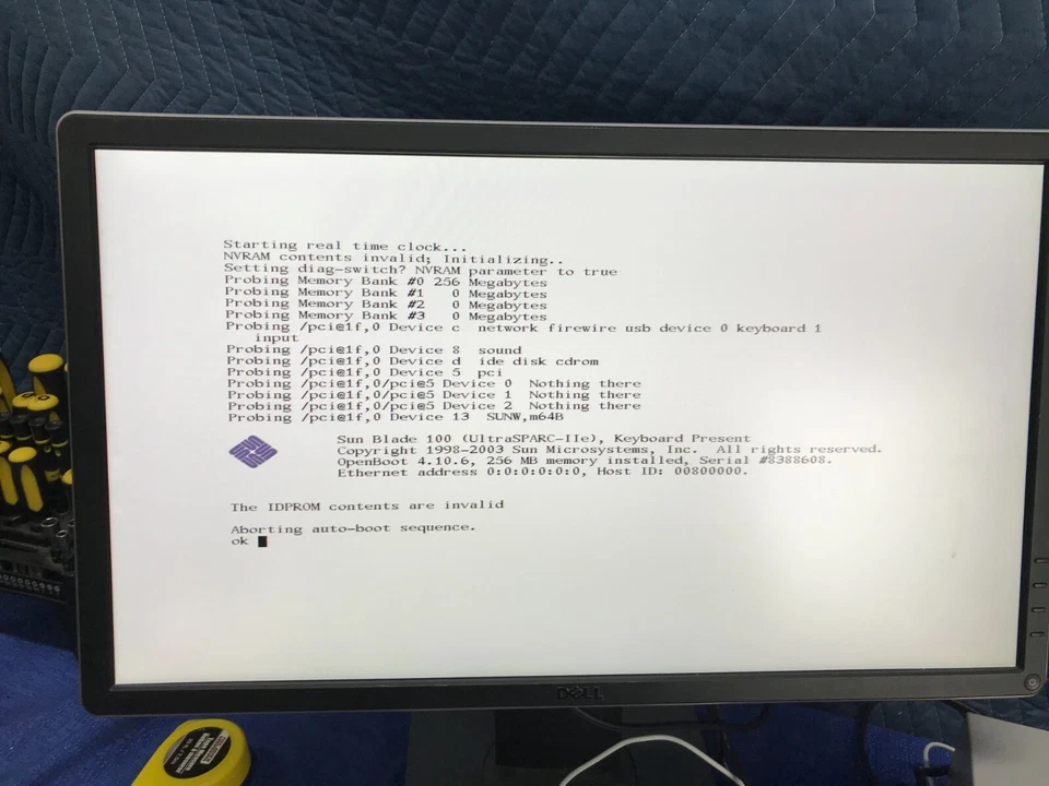 Sun Microsystems Sunblade 100 with UltraSPARC-IIe CPU & 256MB RAM, No HDD - Image 4 of 4