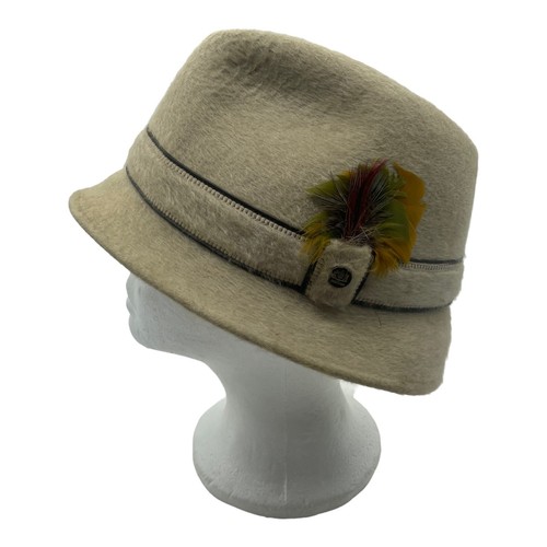 Vintage Men's The Stetson Playboy Sovereign Gray Hat Size 7 1/8 - Picture 2 of 9