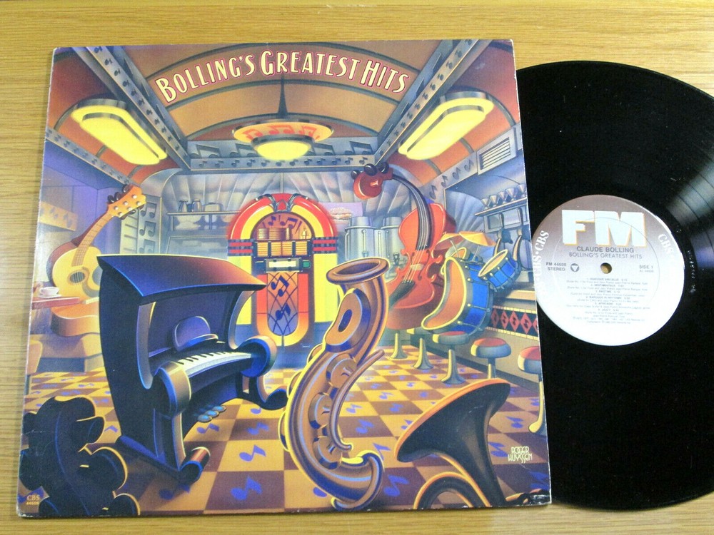 JAZZ LP - CLAUDE BOLLING - FM/CBS 44608 - "BOLLING'S GREATEST HITS"