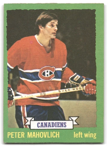 1973-74 TOPPS SET BREAK #186 PETE MAHOVLICH