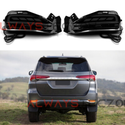 Smoke LED Rear Tail Light Brake Lamp Accessories For Toyota Fortuner 2015-2020
