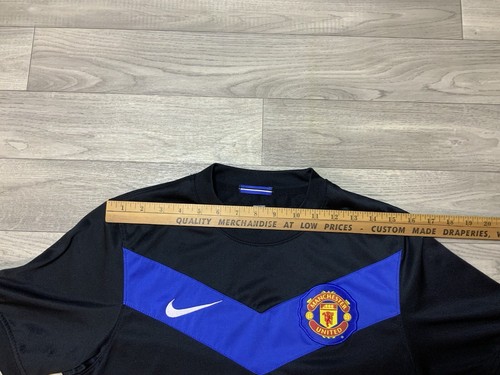 2009-2010 Authentic Nike Man United Fußball Trikot AIG Vintage No Name - Bild 10 von 12
