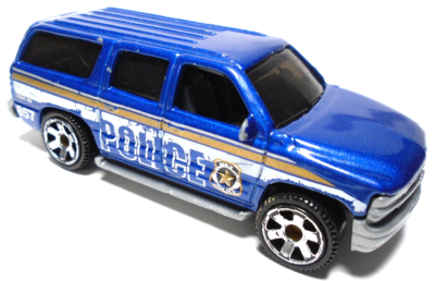 ミニカー 2000 CHEVY SUBURBAN JADA DUB HEAT 2000 CHEVY SUBURBAN POLICE CAR 1:24 DIECAST MODEL