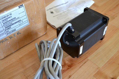 New Parker LV343-01-10 Nema34 Stepper Stepping Motor 3-Stack 1,285 oz-in , Cable - Picture 7 of 19