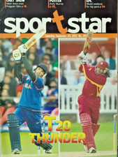 SPORTSTAR MAGZINE 29 SEP 2012 T20 THUNDER, YUVRAJ SINGH-CHRIS GAYLE, VIRAT, SHAN