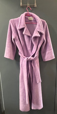Vintage Purple Fuzzy 70's Bathrobe SEARS BEST At Home Wear M/L