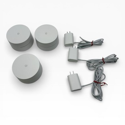 Google AC 1304 AC1200 Mesh Wi Fi System 3 Pack Home Router Set
