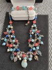 Carolee Beaded Necklace - Hook Clasp Beautiful Bead Necklace Pink & Blue — photo 7