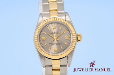 Rolex Oyster Perpetual 26 Lady 67193 Stahl Gelbgold 750 Automatik 26mm
