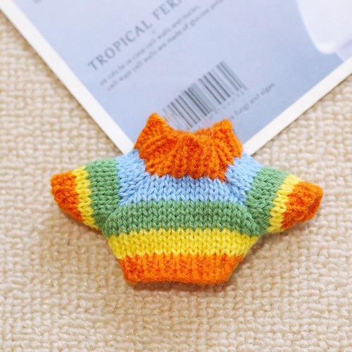 Christmas Elf Doll Clothes Knitted Outfit Mini Sweater for 15cm 17cm Plush Toy - Picture 38 of 42