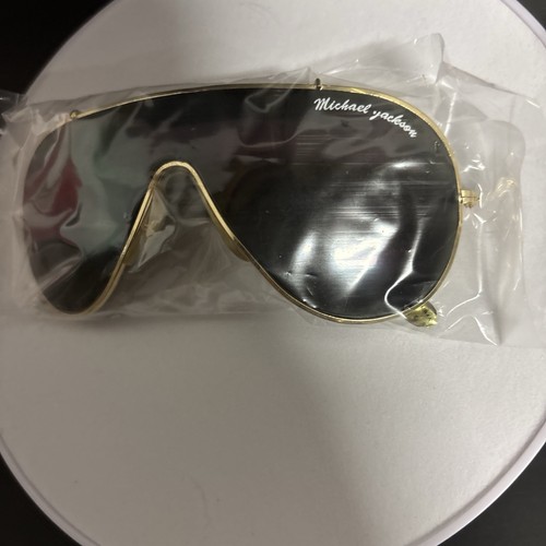 RARI occhiali da sole Michael Jackson NOS NUOVI AVIATOR VINTAGE VITTORIA TOUR FIRMA ANNI 80 - Foto 2 di 5