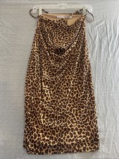 hyfve Wrap dress Size Large Animal Print Pre-owned