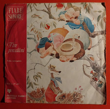 FIABE SONORE I TRE PORCELLINI FABBRI 1966 - VINILE 45 GIRI