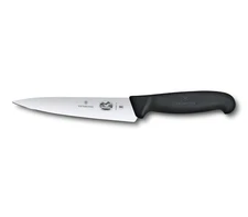 Swiss Army 5.2003.15-X8 Fibrox Straight Chef'S Knife Black 6 In