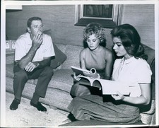 1961 Burt Lancaster Pamela Albert Nikki Jamison Actors Columbia Wirephoto 8X10