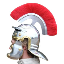Medieval Warrior Roman Imperial Centurion Historical Helmet Armor 18G Steel