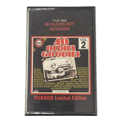 40 Oldies But Goodies Vol 2 Pickwick Limited Edition Cassette Tape Vintage