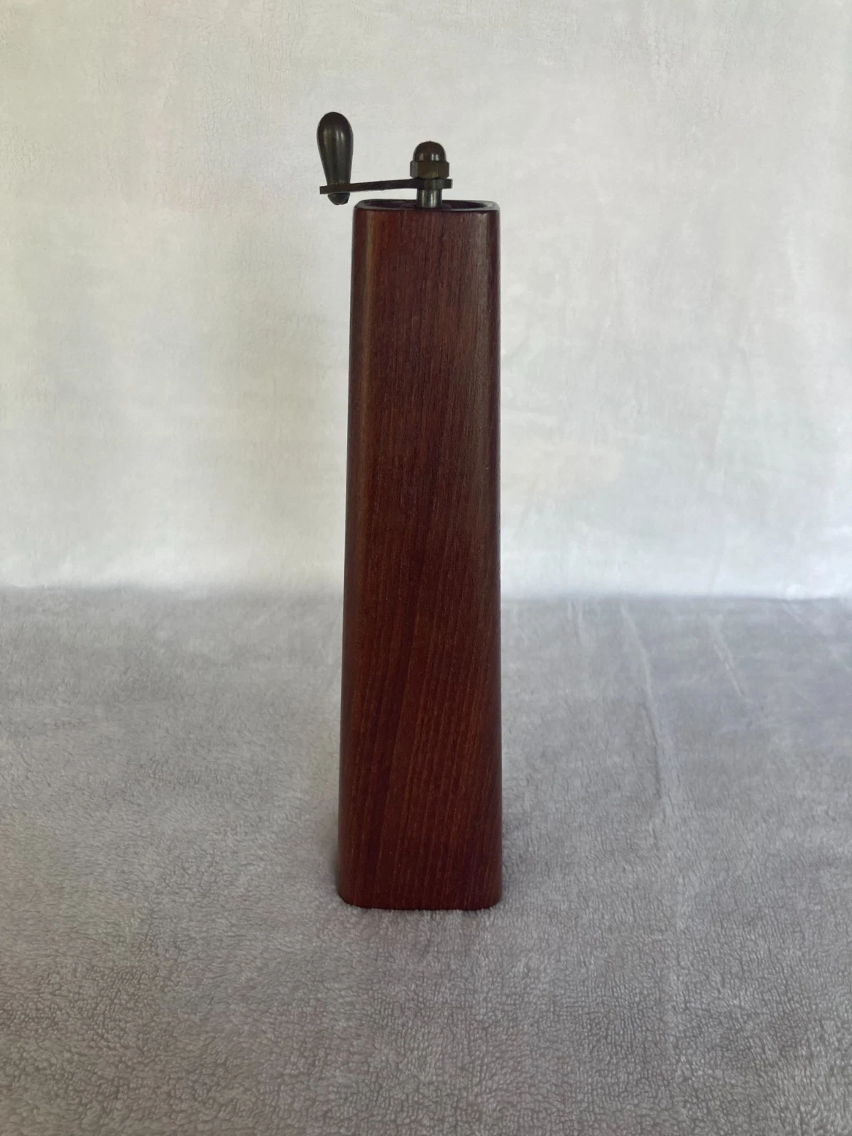 Vintage Denmark Danish Teak Mid Century Modern MCM Pepper Mill Grinder 7.5”