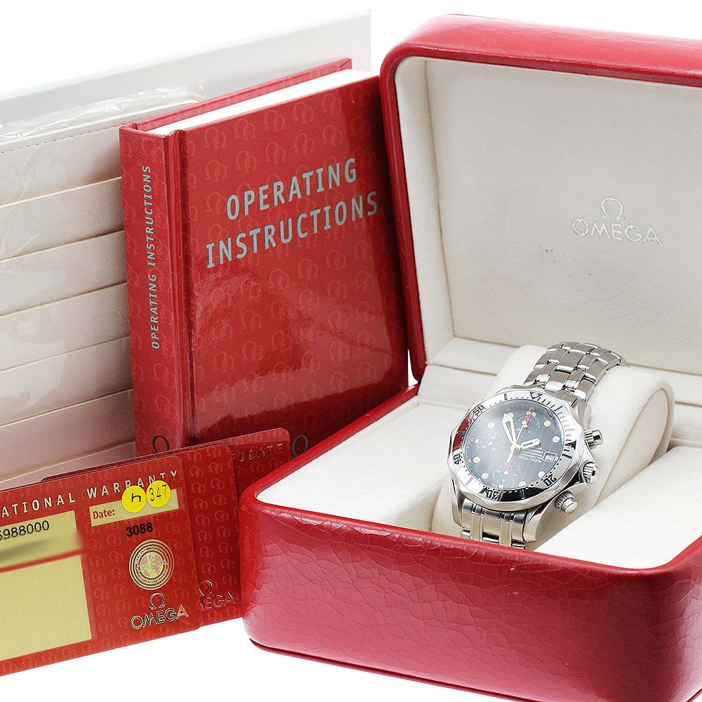 Omega Seamaster 300 2598.8 Blue Chronograph