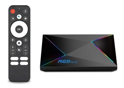 Android TV Box 14.0,R69PLUS 4GB RAM 32GB ROM Android 14 Box,CPU Allwinner H72...