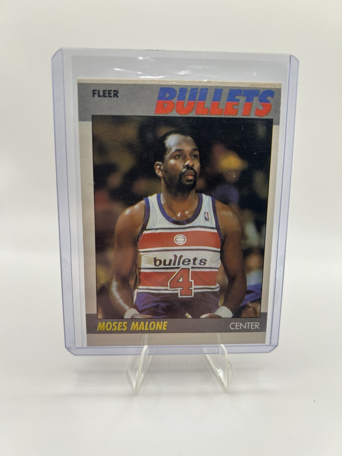 1987-88 Fleer MOSES MALONE Washington Bullets HOF