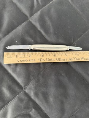 Vintage 1970 s GIESEN & FORSTHOFF Chrome Gentlemen Pocketknife Germany Beautiful