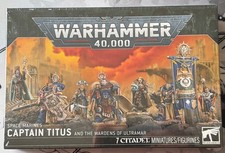 New Sealed Warhammer 40K Space Marines Captain Titus and the Wardens of Ultramar