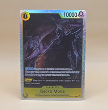 Bandai Gecko Moria OP14-104 Special Character Holo EN 8 Cost 10000 Power