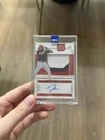 2023 Panini National Treasures Rookie Material Signatures James Wood Gold RC /49