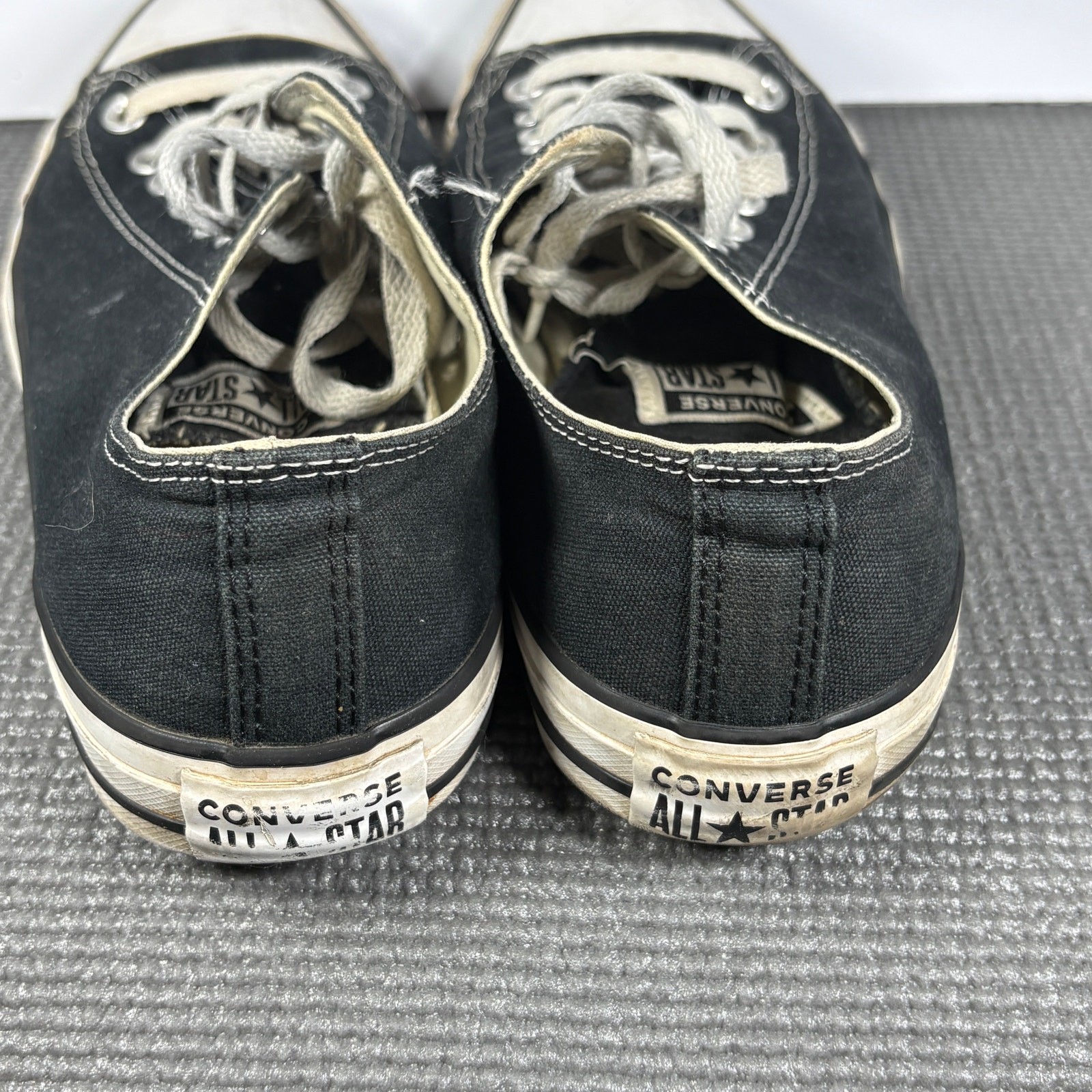 Converse Chuck Taylor All Star Sneakers Mens 9 Womens 11 Black Canvas Low Top  thumbnail 6