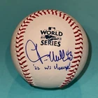 LANCE McCULLERS (Astros) Signed Official 2022 WORLD SERIES Baseball BAS Insc