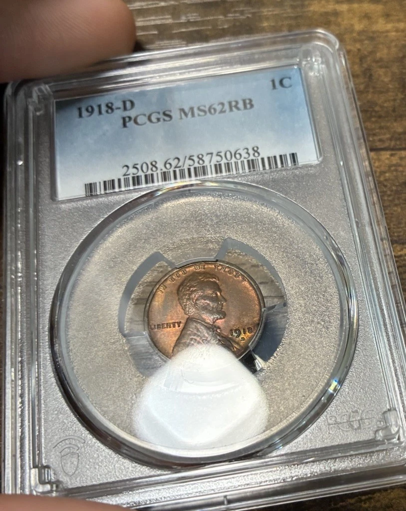 Denver 1918 Year Lincoln Wheat US Small Cents (1909-1958) for sale