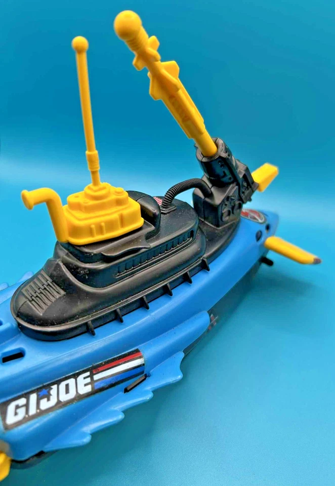 Vehículo submarino GI Joe Barracuda 1992 de colección 100 % completo ARAH Hasbro Foto 4 de 4
