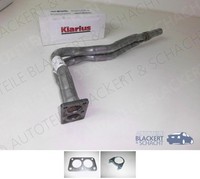 Auspuff Hosenrohr + Anbauteile für VW Golf I + Cabrio + Scirocco 1.6 + 1.8 + GTI