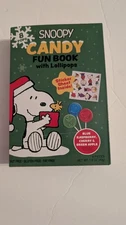 Snoopy Candy Fun Book with Snoopy Lollipops 