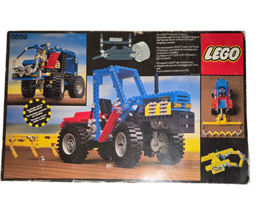 Lego Technic 8859 UNVOLLSTÄNDIG Traktor Tractor 80er Retro Vintage Nostalgie rar