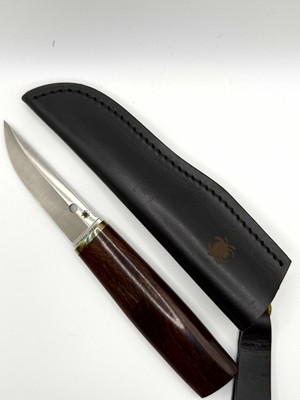 Rare BNNB Spyderco Puukko cpm s30v/scandi edge/ironwood Model FB28WDP
