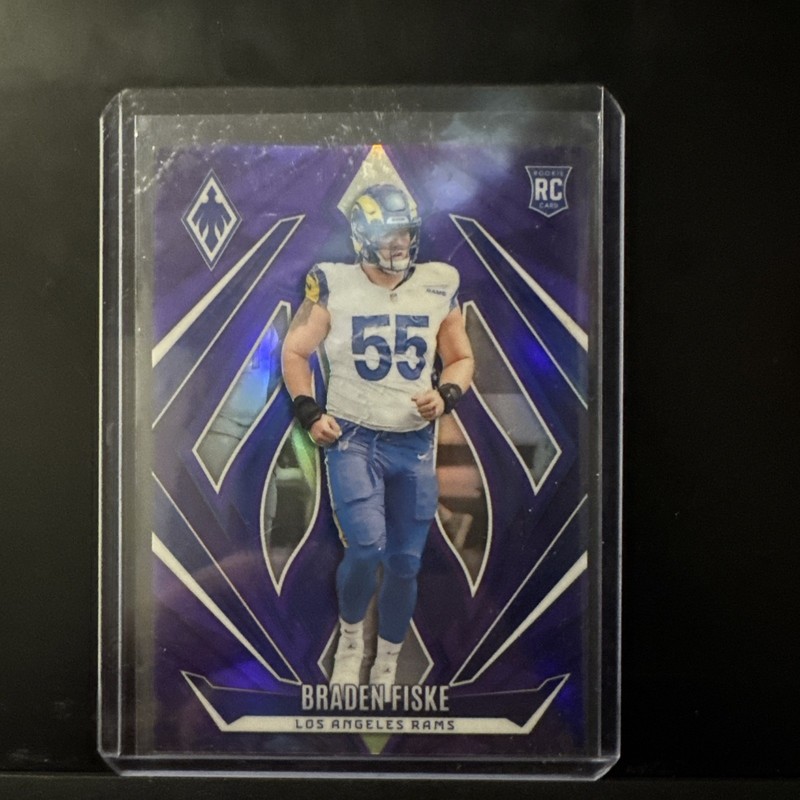 2024 Panini Phoenix - Rookies Braden Fiske #160 Purple Fade (RC)