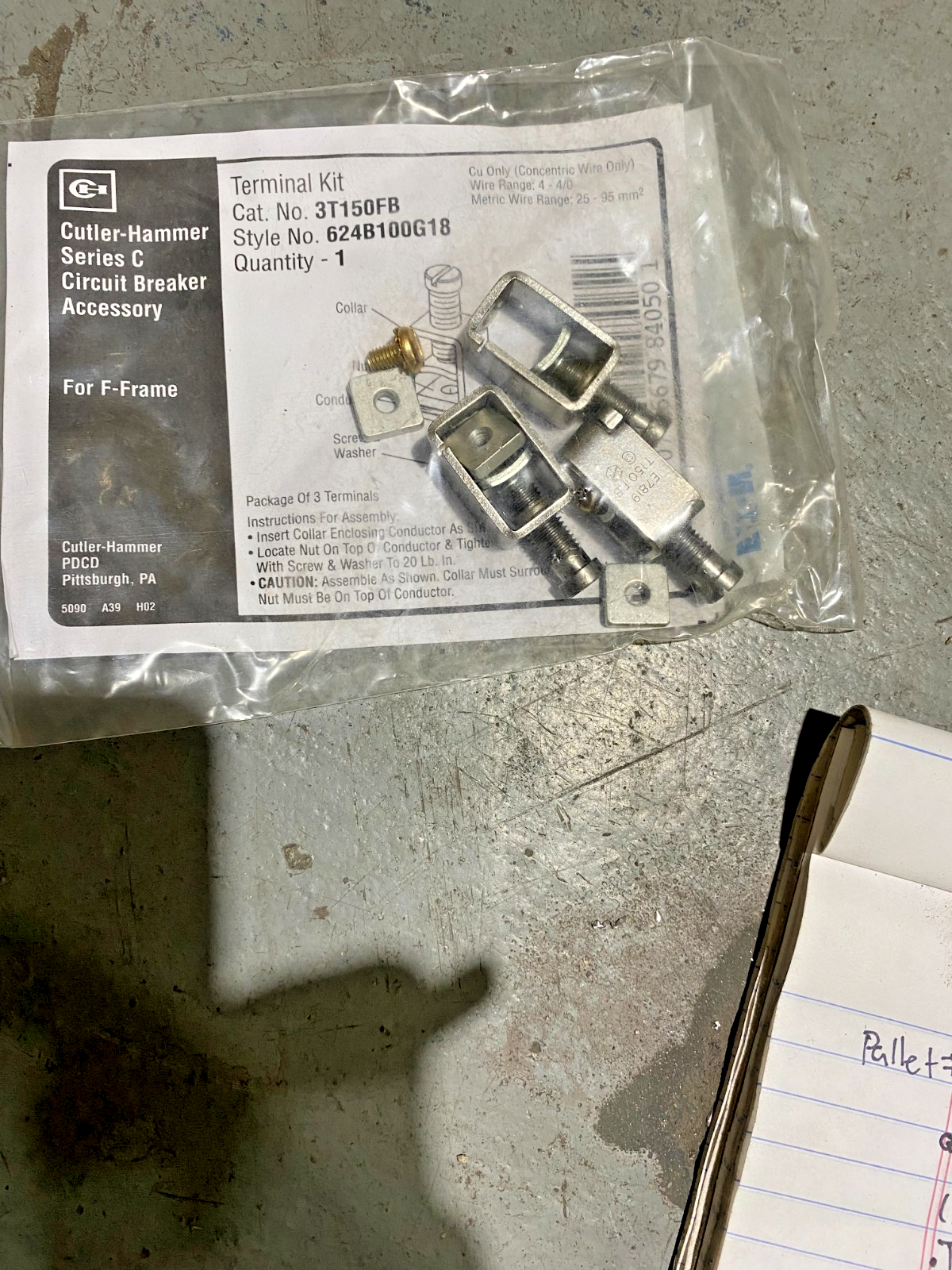 Terminal kit 3T150FB FOR F-FRAME | eBay