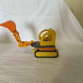 Lego Duplo Truck & Tracked Excavator From Construction Set 10812 Vehicles Only