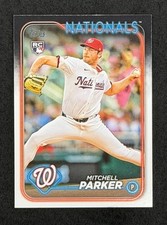 Mitchell Parker Rookie RC #US5 Topps Update 2024 Nationals 💥