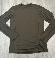 Rab Syncrino Base Long-Sleeve Mens T-Shirt Size Small Dark Green